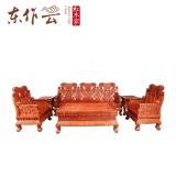 缅甸花梨一号沙发六件套