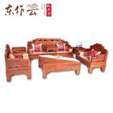 缅花八宝沙发七件套