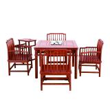 【大新明坊-品一红木】刺猬紫檀现代休闲茶桌6件套